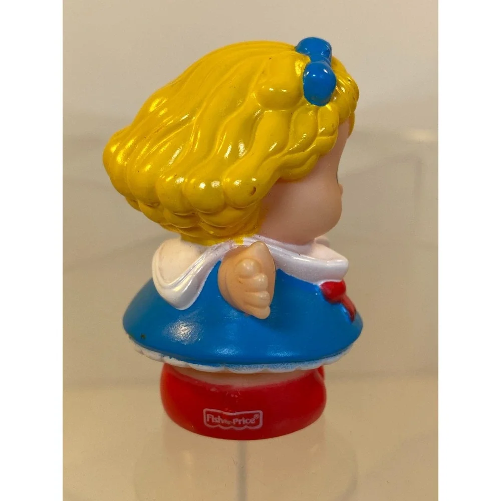 Fisher Price Little People Sarah Lynn Girl Blue Dress Pink Balloon 2003